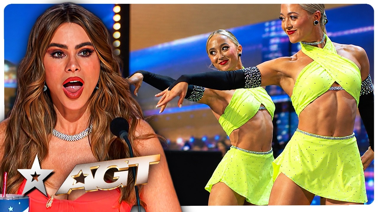 TWINCREDIBLE! Dancing Twins Leave The Judges Seeing Double! 🤯 | America's Got Talent