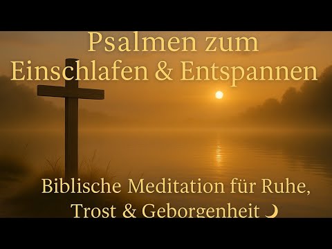 Psalmen zum Einschlafen – 90 Minuten Biblische Meditation & Gebet ✝️