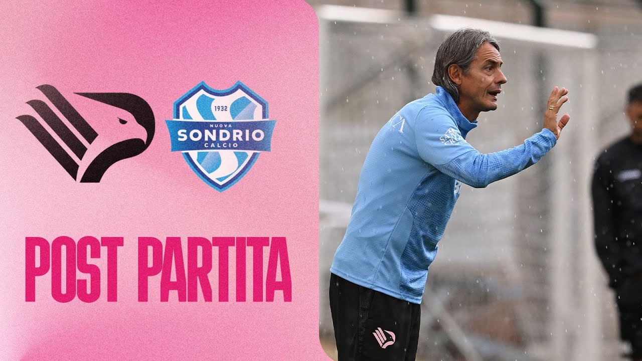 Palermo-Sondrio 4-0, Inzaghi: "Voglio questo impegno fino a maggio o giugno. Chi non ha l'atteggiamento giusto può andare via"