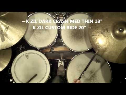 【USED】80-90's K ZILDJIAN / CUSTOM RIDE 20 & DARK CRASH MED THIN 18"