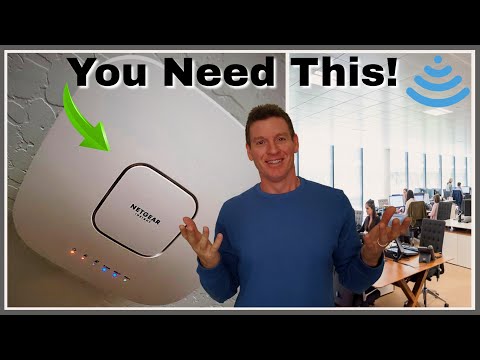 Modemas NETGEAR ACCESS POINT WIFI6 AX3600 WAX620 video