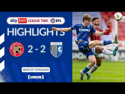 FC Walsall 2-2 FC Gillingham 