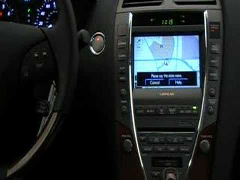 Using Voice commands on Lexus Navigation