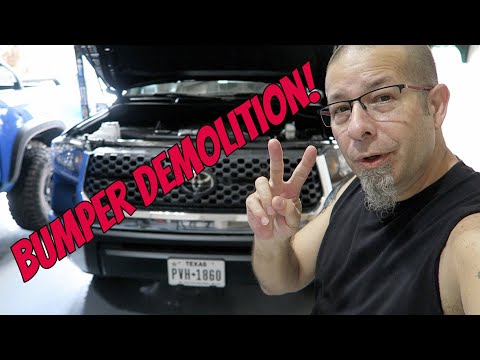 Removing the Toyota Tundra Bumper for Two Awesome Mods