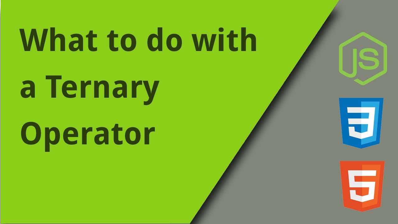 Practical Uses for the Ternary Operator