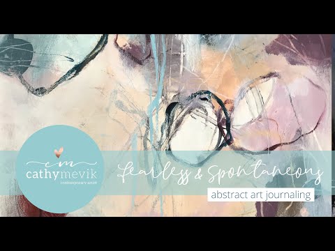 Abstract Art and Mark Making #2 | Abstract art journal page