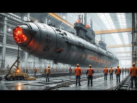 CÓMO se FABRICA un SUBMARINO NUCLEAR ⚓ | DIECISÉIS MIL TONELADAS en CINCO AÑOS de construcción