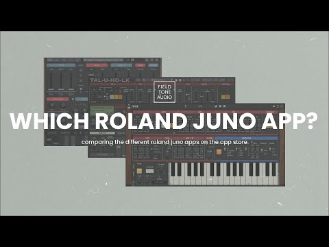 Comparing iOS Roland Juno Synths (J6, JUNE, & TAL-U-NO-LX)