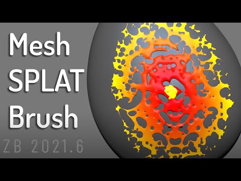 077 ZBrush 2021.6 - Mask Mesh SPLAT!!