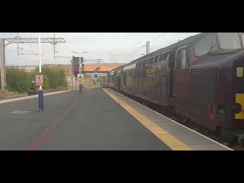 WCR 37676 & 37516 on the return Leaving Bolton (27th August 2022)