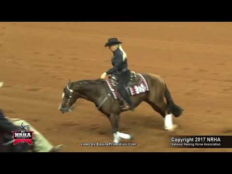 Night Time Spook ridden by Kelle L Smith  - 2017 NRHA Futurity (NP Futurity, First Go)