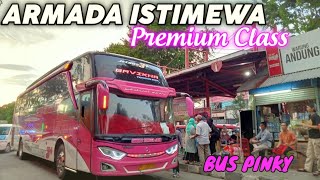 Download lagu Kembalinya sang PELARI‼️Armada spesial STJ BAVIKHA Bus Pinky mp3
