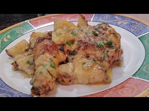 Creamy Garlic Butter Chicken & Potato Recipe(Toni's Kitchen)
