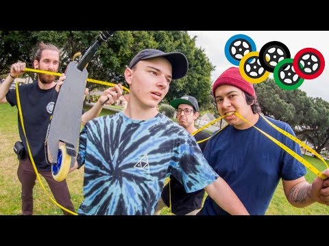 Scooter Olympics - The Scooter Throw!! │ The Vault Pro Scooters