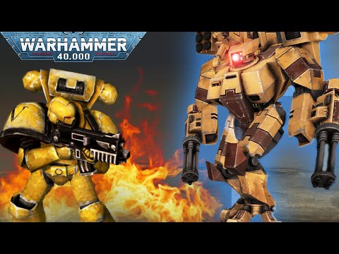 ULTIMATE MOD WARHAMMER 40K: Space Marines vs Tau Empire - Men of War: Assault Squad 2