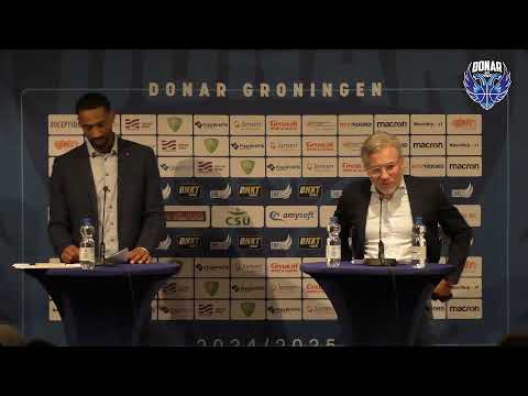Persconferentie Donar vs. Brussels Basketball   08-12-2024
