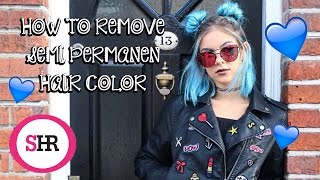 How To Remove SEMI PERMANENT Hair Color | Sophie Hannah Richardson