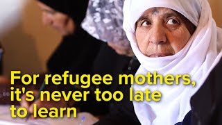 Syrian moms learn to read and write in Lebanon