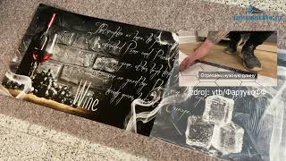 Kuchyňský panel ABS plast Víno a Led 3000x600mm 1,5mm