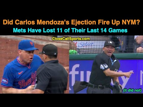 E88 - Carlos Mendoza Ejected in Pittsburgh, But Did he Inspire NY Mets to Win After Losing 11 of 14?