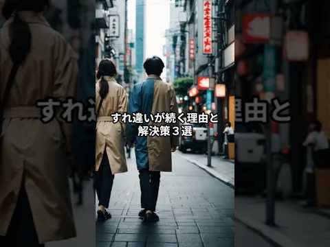 すれ違いが続く理由と 解決策３選