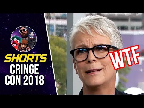 Jamie Lee Curtis Awkward Interview (CRINGE CON 2018)