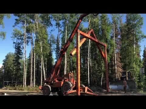Installing my timber frame ranch gate almost got me killed!