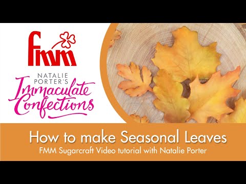 4 pc SEASONAL LEAVES icing sugarcraft cutter set 4 pc SEASONAL LEAVES icing sugarcraft cutter set