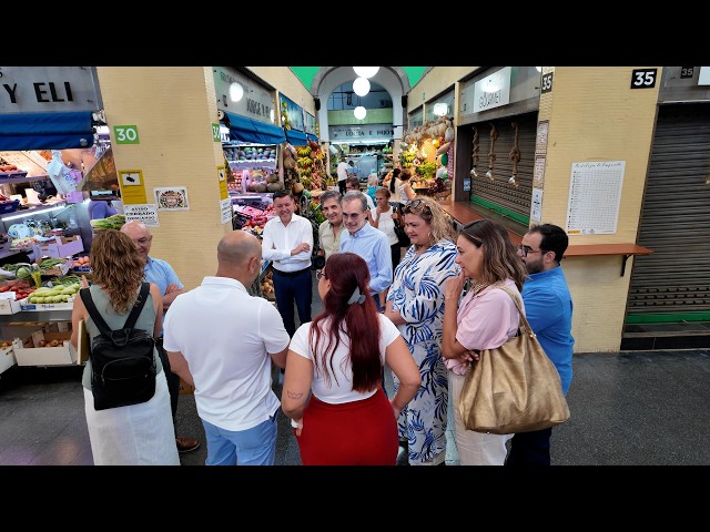 Marcial Morales defiende la revitalización del Mercado de Vegueta y reclama garantizar su futuro