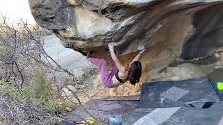 Video thumbnail of Water Paintings, V7. Joe's Valley