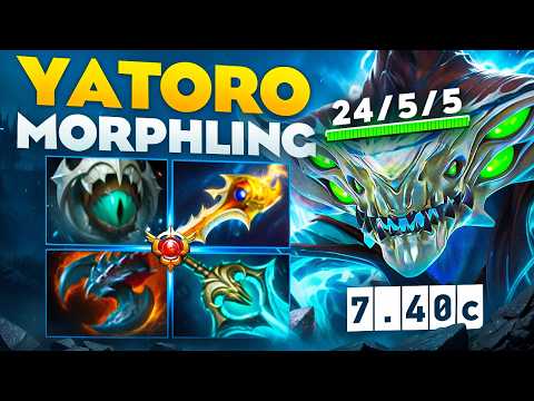 YATORO'S PERFECT MORPH IN A DIFFICULT GAME🔥❘ Yatoro Morphling 7.40c