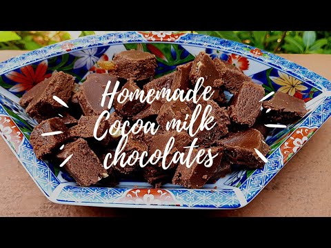 Homemade Cocoa Milk Chocolates || Milk Chocolates without Biscuits || Vanu's food moods ||