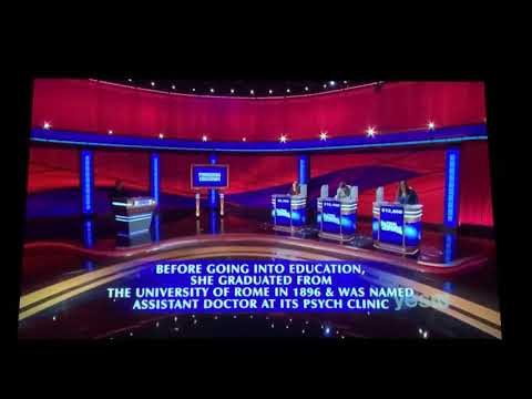 Final Jeopardy, predictable wagers 😜 - Sarah Twilley Day 2 (9/21/20)