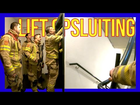 🚨 Vast in de lift?! 😱 Brandweer Lunteren redt mevrouw eruit