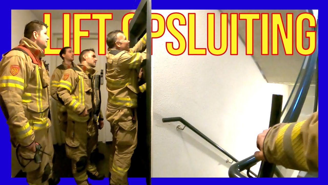 🚨 Vast in de lift?! 😱 Brandweer Lunteren redt mevrouw eruit