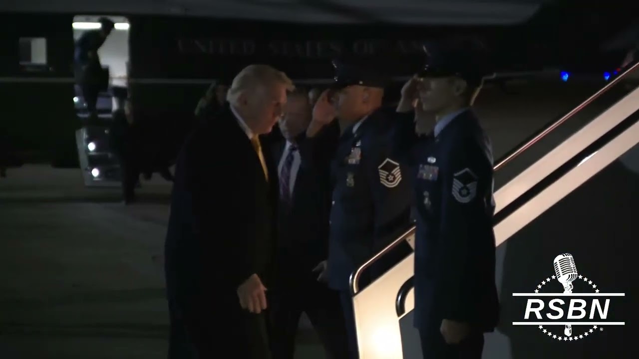 WATCH: President Trump departs from Washington D.C. and boards AF1 - 11/14/2025
