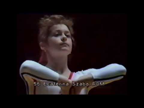 🥇 Ecaterina Szabo 🇷🇴 FX EF 9.900 1983 European Championships