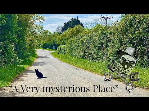 My Mk1 Ford Escort defying gravity on a very strange road