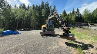 Mini-pelle Volvo ECR58D minigraver m/ Steelwrist X07 tiltrotator, SMP S50 hurtigf | Image 4 - Machineryline