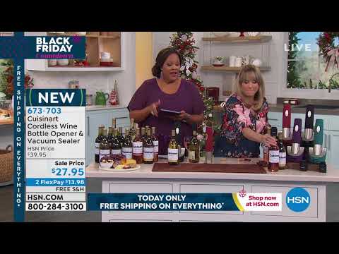 Cuisinart Cordless Wine Bottle Opener and Vacuum Sealer