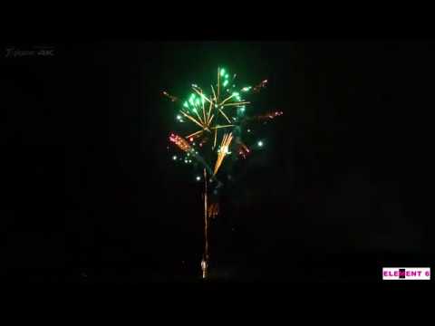 SCB942 - 100s Green & Red Strobe Willow Waterfall w Red Strobe Willow & Green Strobe (4k video)