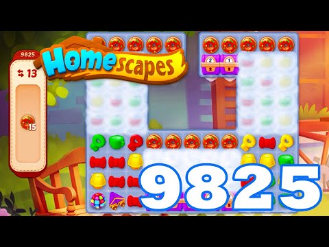 Homescapes Level 9825 HD 3 - match puzzle game | Gameplay Walkthrough | android | GameGo Game | IOS