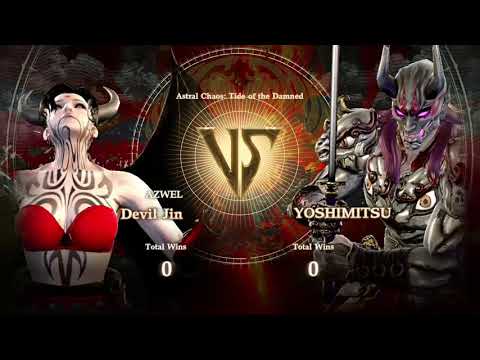Soul Calibur VI - Versus - Devil Jin (Female) Vs. Yoshimitsu - (TEKKEN STYLE!!)