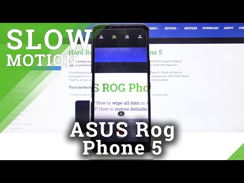 Record in Slow Motion – ASUS ROG Phone 5 and Camera Managing