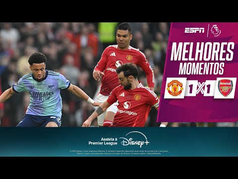 Gols e lances de Manchester United x Arsenal