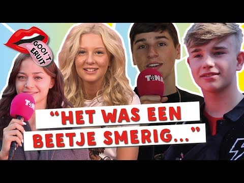 HOE WAS JE EERSTE KUS? | GOOI 'T ERUIT #1 | TinaTV