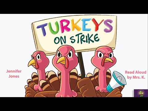 TURKEYS ON STRIKE | A Funny Thanksgiving Read Aloud Kids Book | Storytime | Read-Aloud