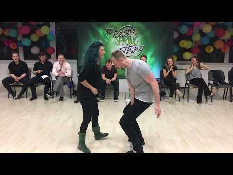 Attila Partos and Karin Kakun - 3rd place All-Stars J&J - Westie Spring Thing 2019