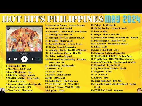 HOT HITS PHILIPPINES - MAY 2024 UPDATED SPOTIFY PLAYLIST v2