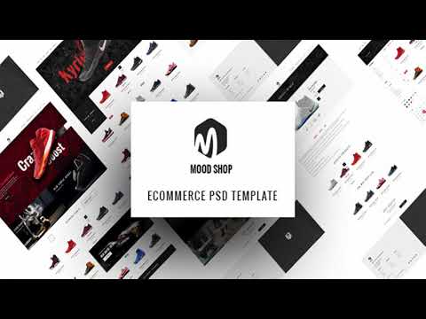 MoodShop - Modern eCommerce PSD Template for Selling Footwear Online | Themeforest Website